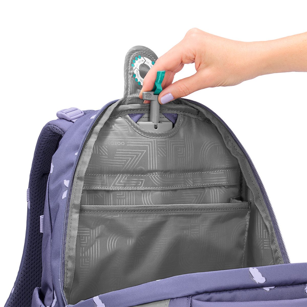 coocazoo Schulranzen Schulrucksack MATE Reflective Wings (1 Stück), ergonomisch, Körpergröße: 135 - 180 cm, Easy-Grow-System – Bild 5 von 5