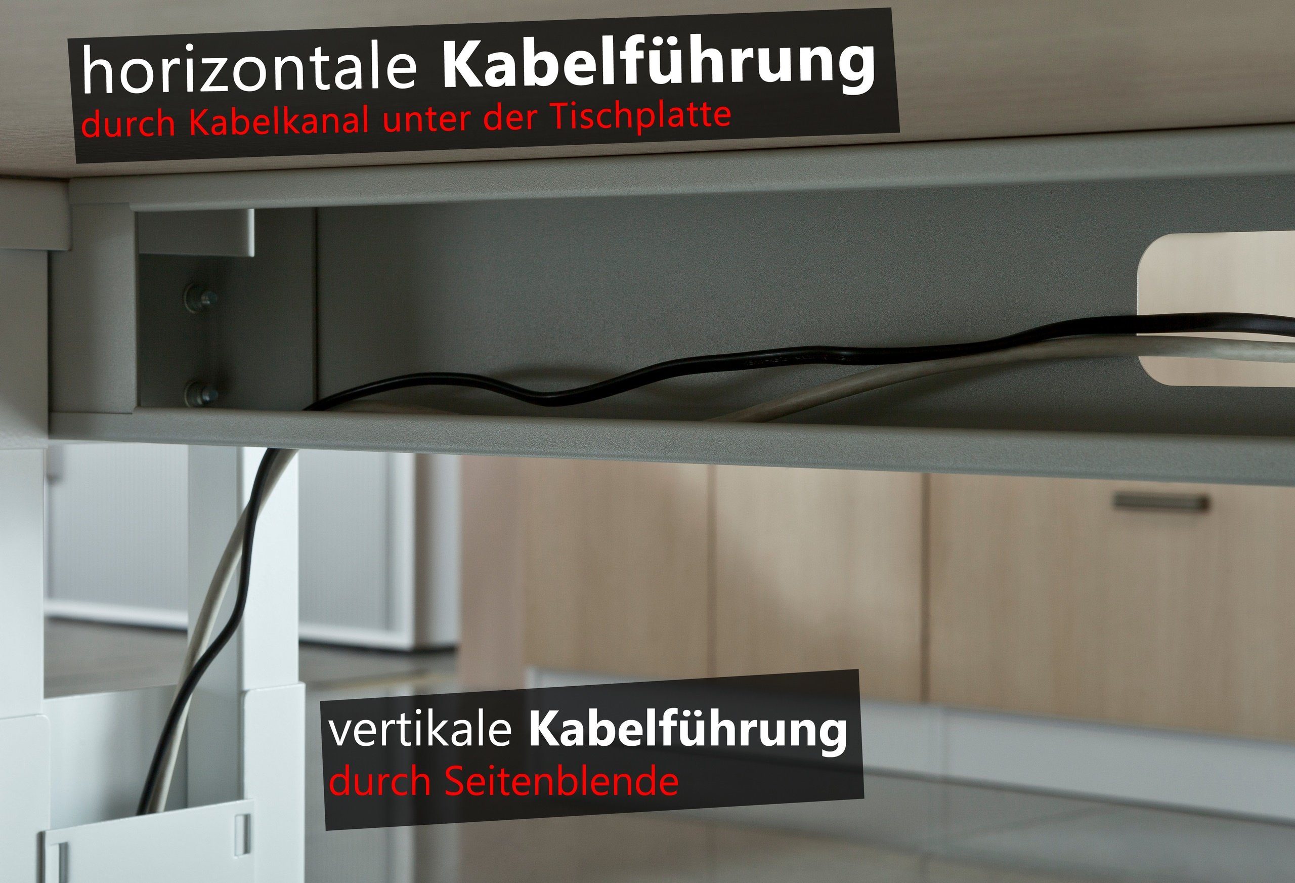 x 160 - Schreibtisch Schreibtisch Serie-O, Gestell: Dekor: 80 - cm Rechteck: bümö Ahorn Weiß