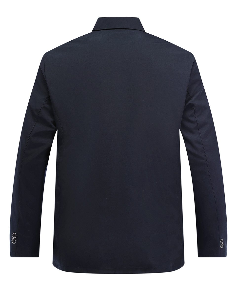 Allthemen Bomberjacke mit Reverskragen winddichte Blouson mit Knöpfen günstig online kaufen