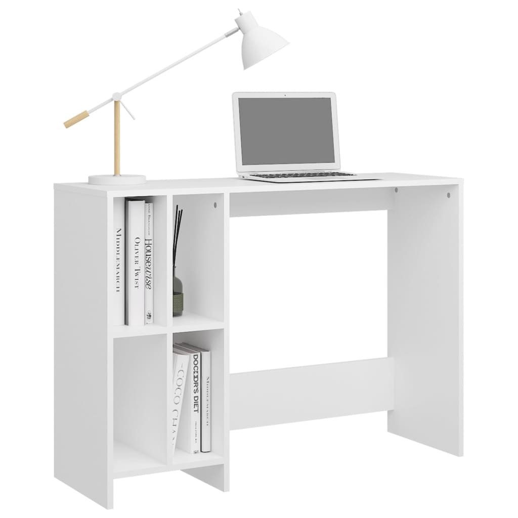 Schreibtisch NA Computertisch Weiß 102,5x35x75 cm Spanplatte