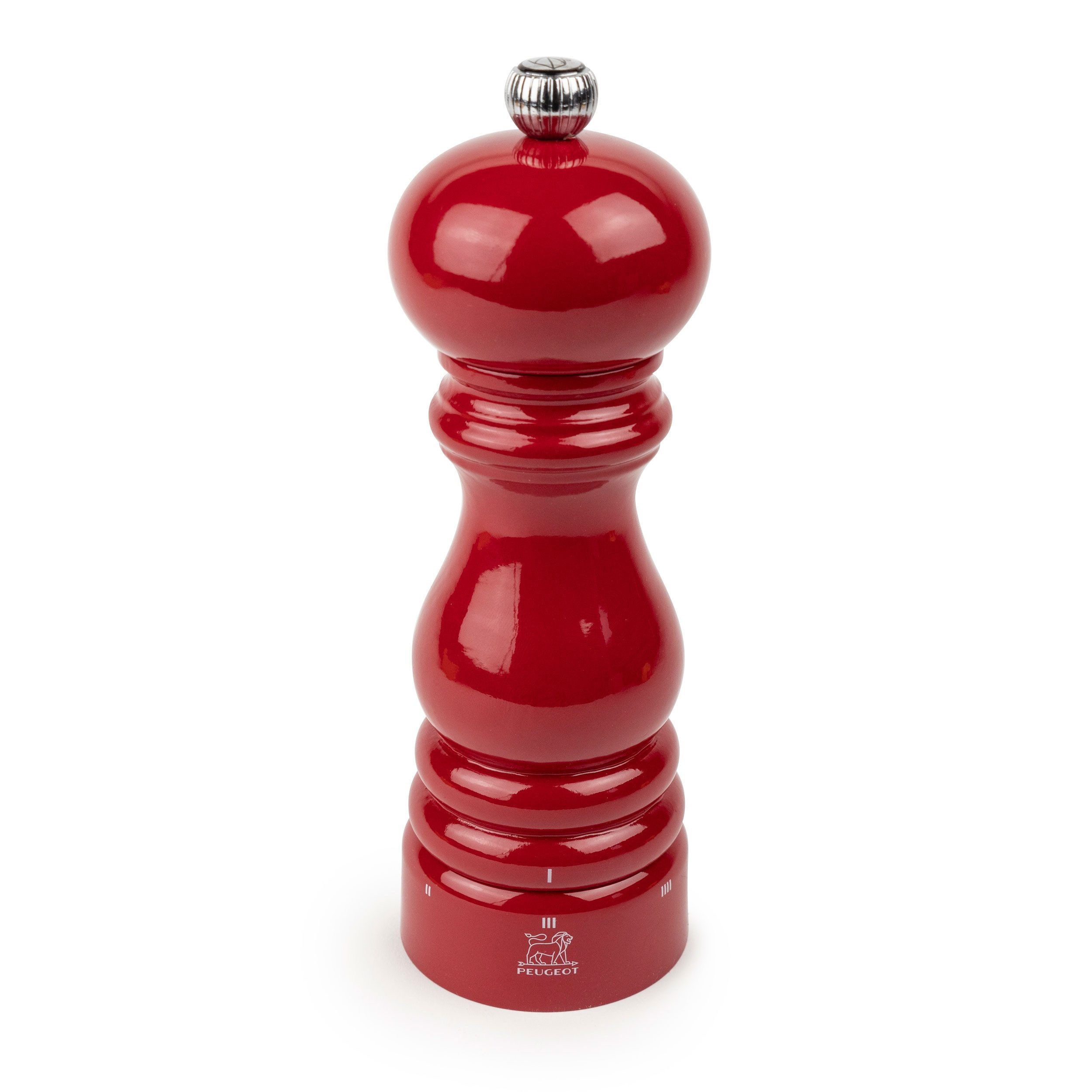 PEUGEOT Pfeffermühle PARIS 18cm Passionsrot Lackiert Buchenholz Stahlm Manuell Manuell