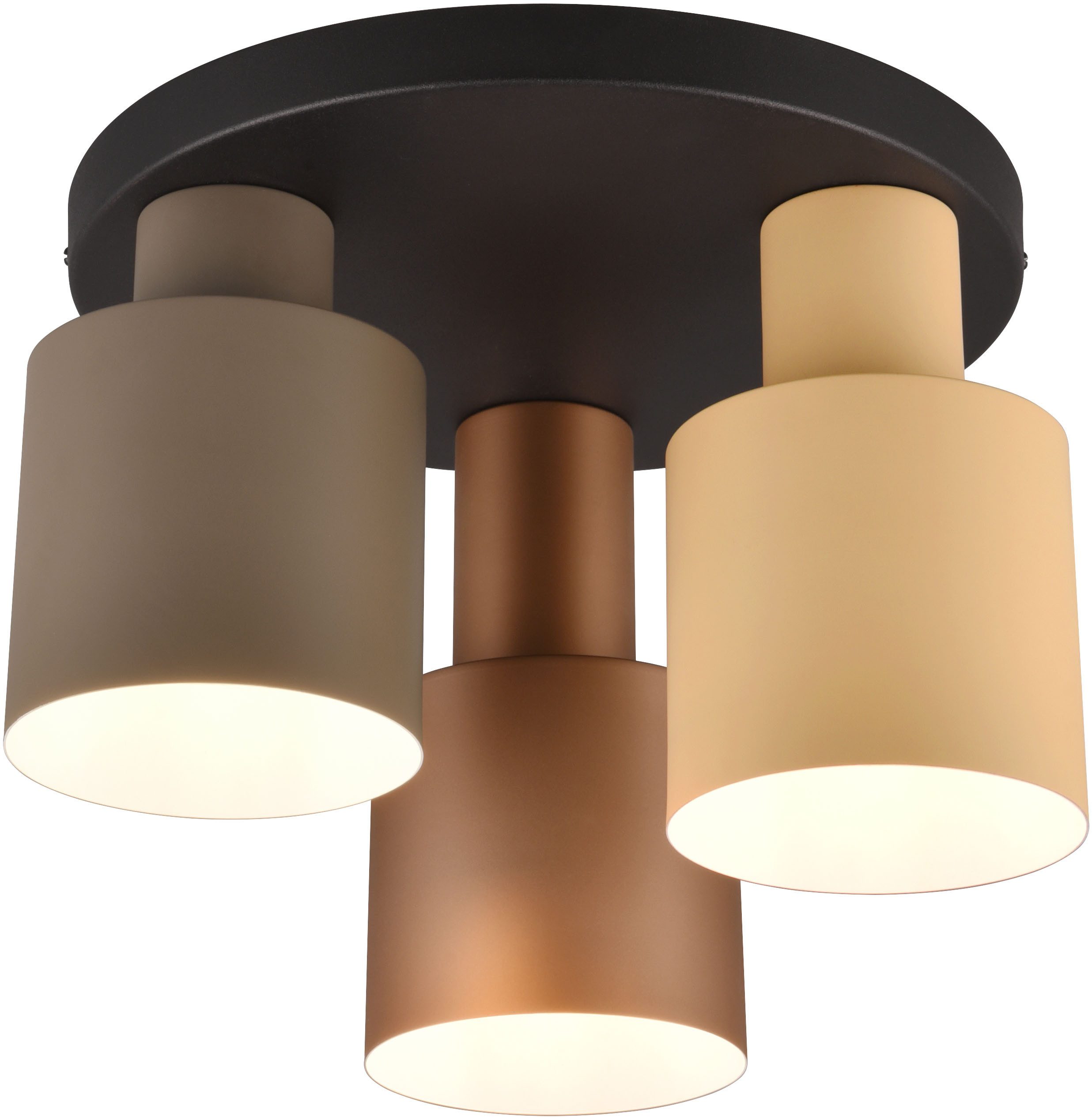TRIO Leuchten Deckenleuchte AGUDO, Deckenlampe Ø30cm günstig online kaufen