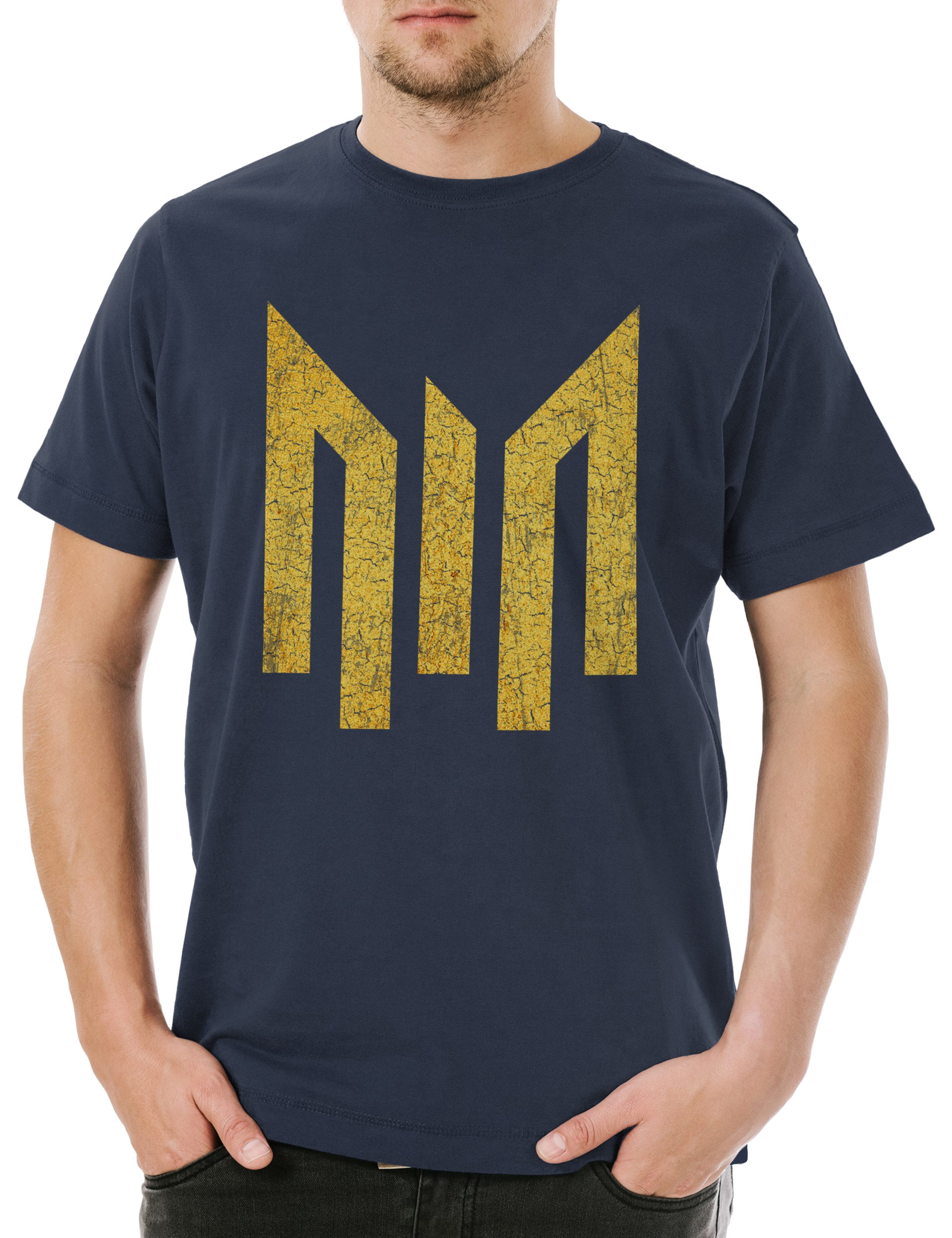 Print-Shirt Montgomery Logo Herren T-Shirt What Symbol Sign Company Logo What/If