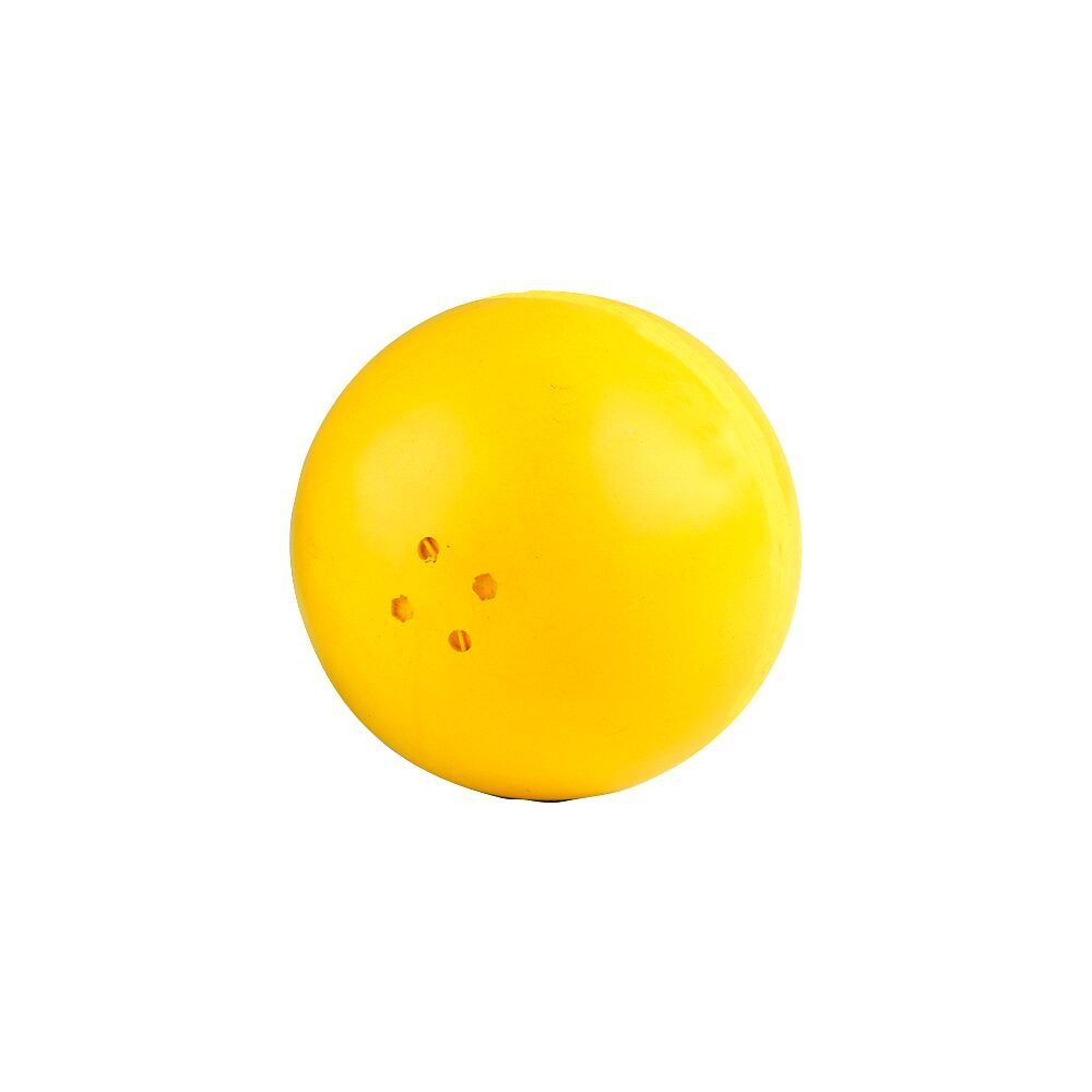 Gelb Boßelkugel aus Spielball Gummi Freizeit, Boßelkugel