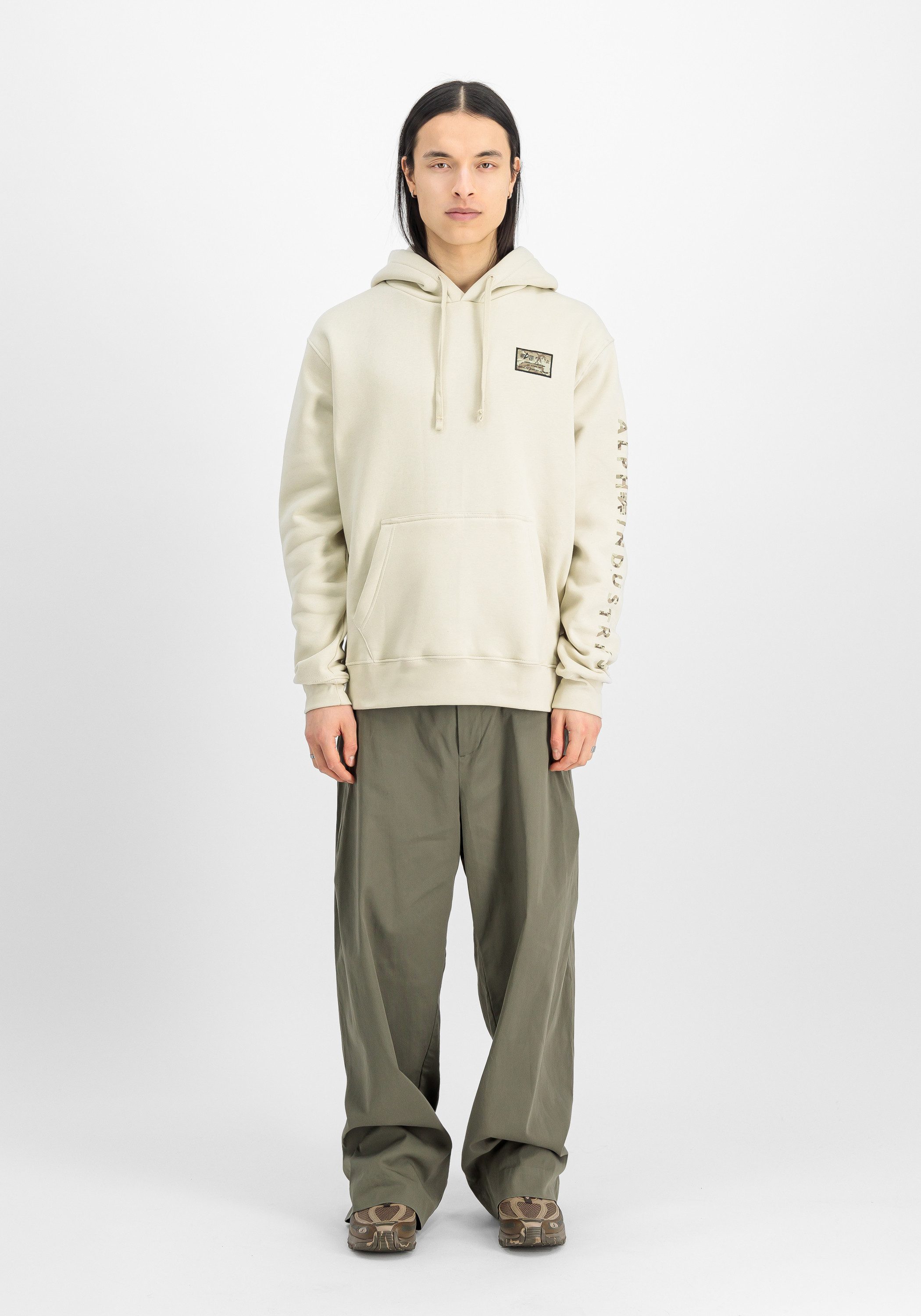 Alpha Industries Hoodie Camo Sleeve Hoodie