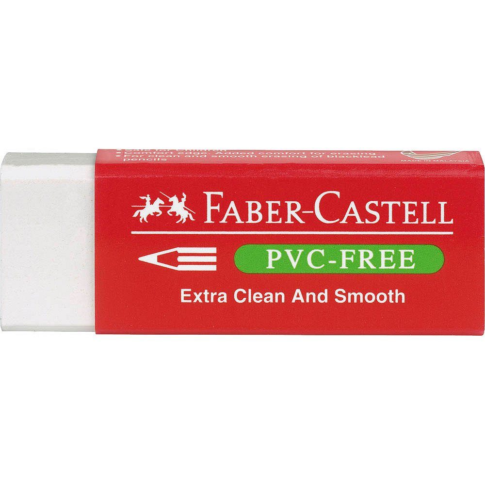 Faber-Castell FABER-CASTELL Kunststoff-Radierer 7095 PVC-FREE Tintenpatrone