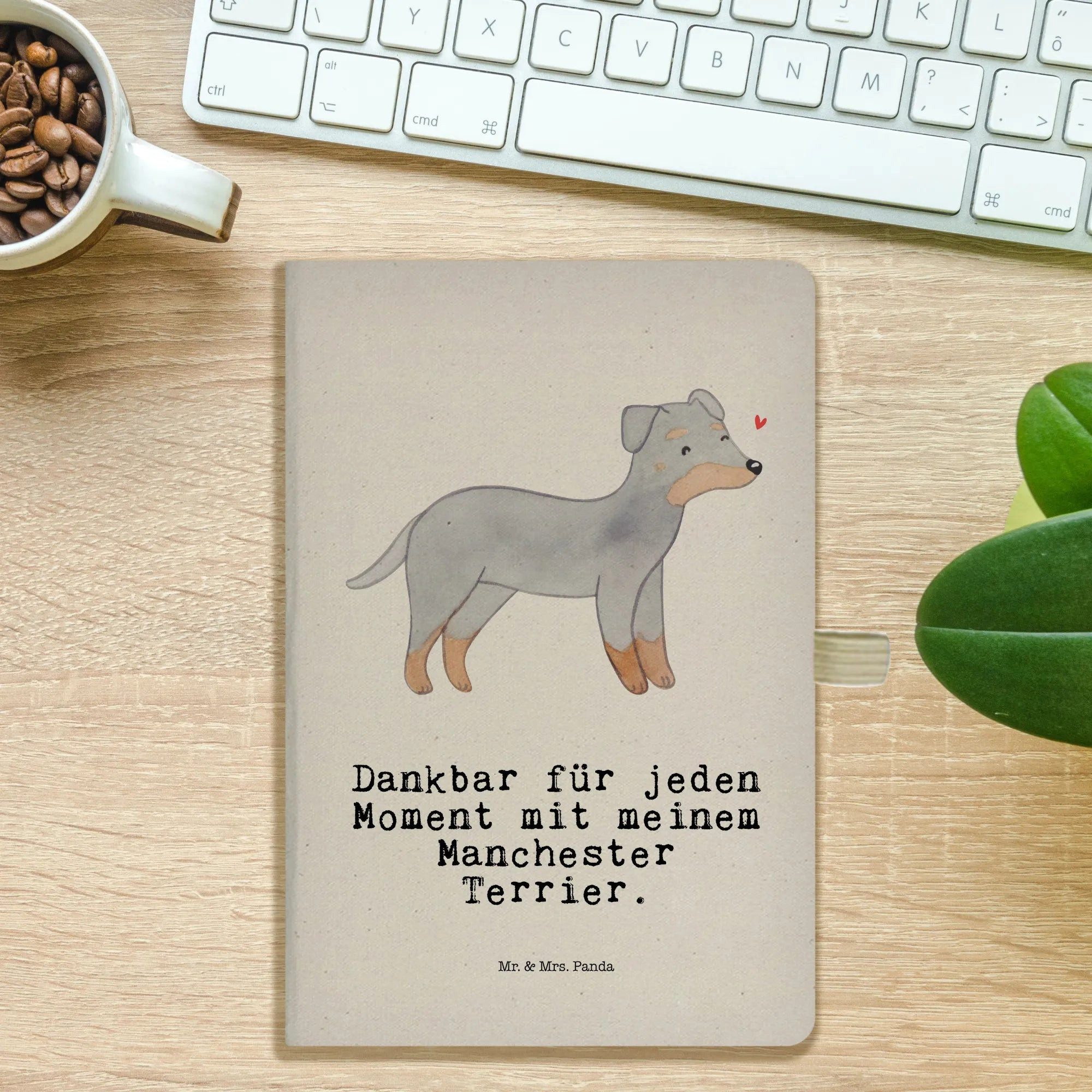 Thumbnail - Mr. & Mrs. Panda Notizbuch Manchester Terrier Moment - Transparent - Geschenk, Tierfreund, A5 No Mr. & Mrs. Panda, Kreat...