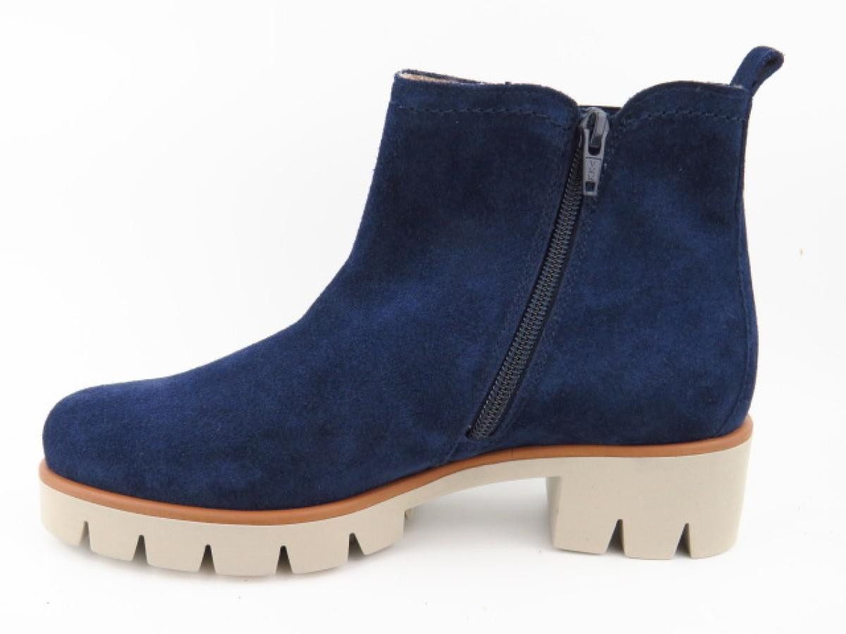 Gabor Velour Flausch marine Stiefelette günstig online kaufen