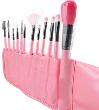 Retoo Kosmetikpinsel-Set Make up Pinsel Set 12 Stück Schminkpinsel Kosmetik Make-up Brush Set, DER SATZ PROFESSIONELLER PINSEL ZUM MAKE-UP 12 STÜCKE + ETUI