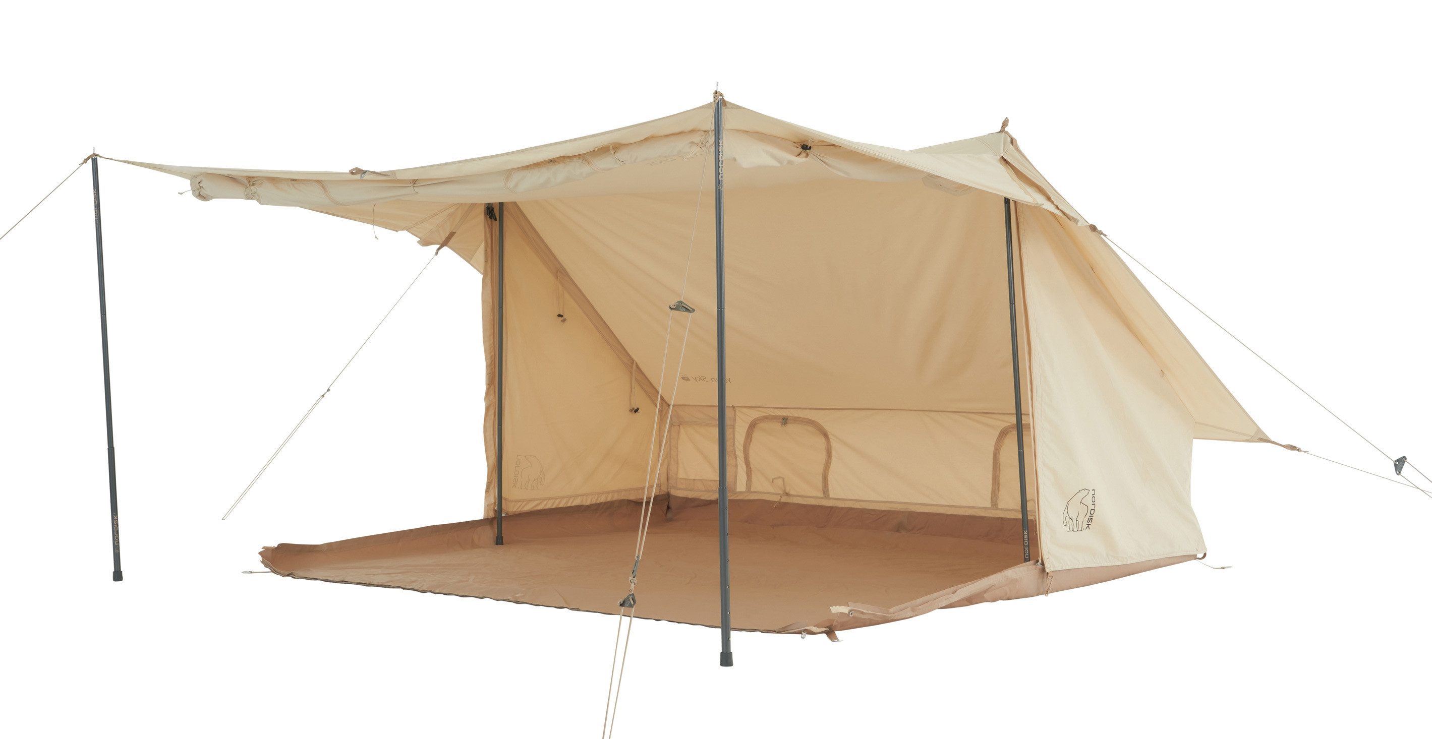 Nordisk Gruppenzelt YDUN SKY 5.5 TECHNICAL COTTON, Personen: 4 (1 tlg)
