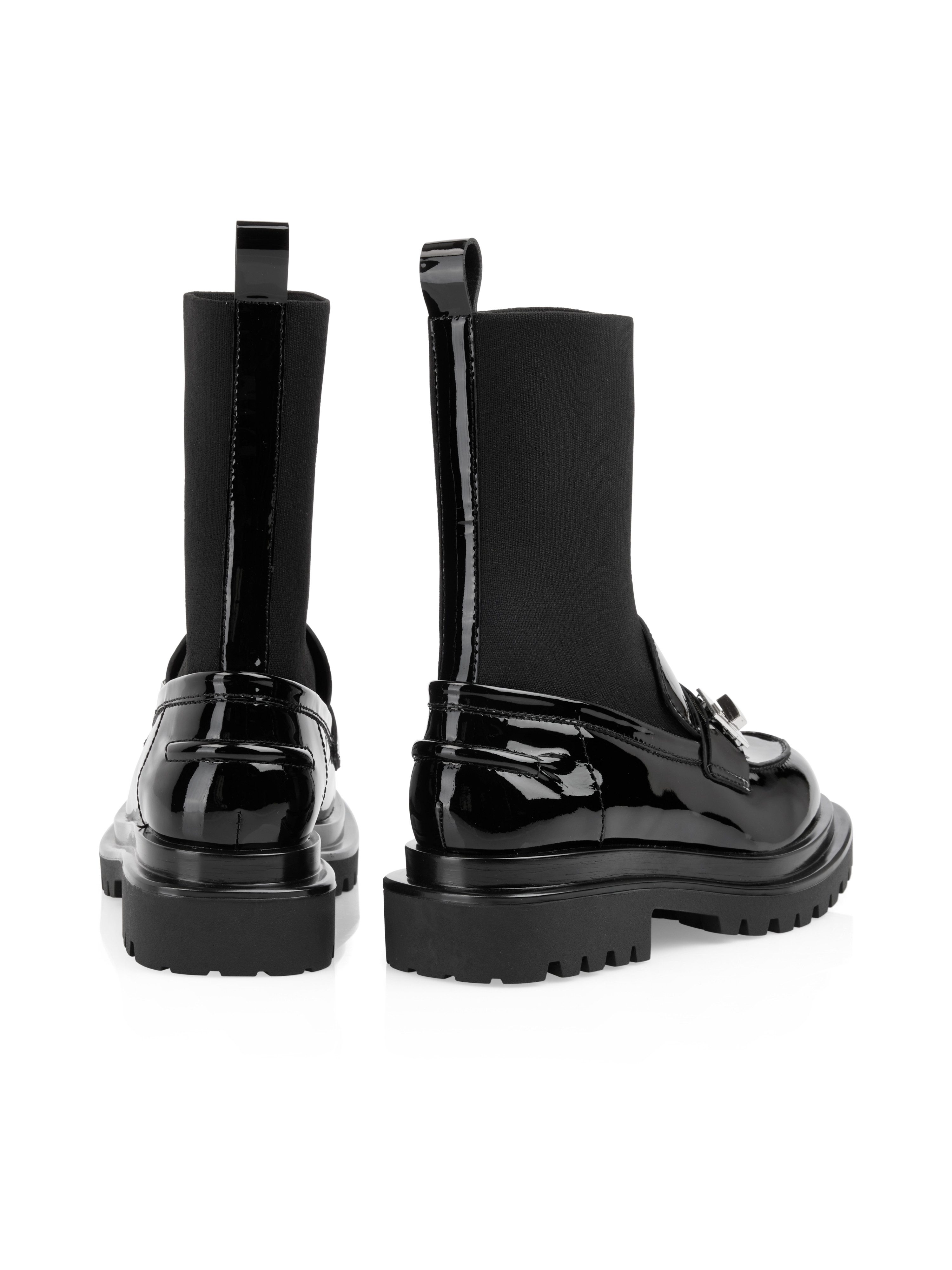 Marc Cain Stiefelette Blockabsatz, Schlupfboots mit elastischem Stretchschaft