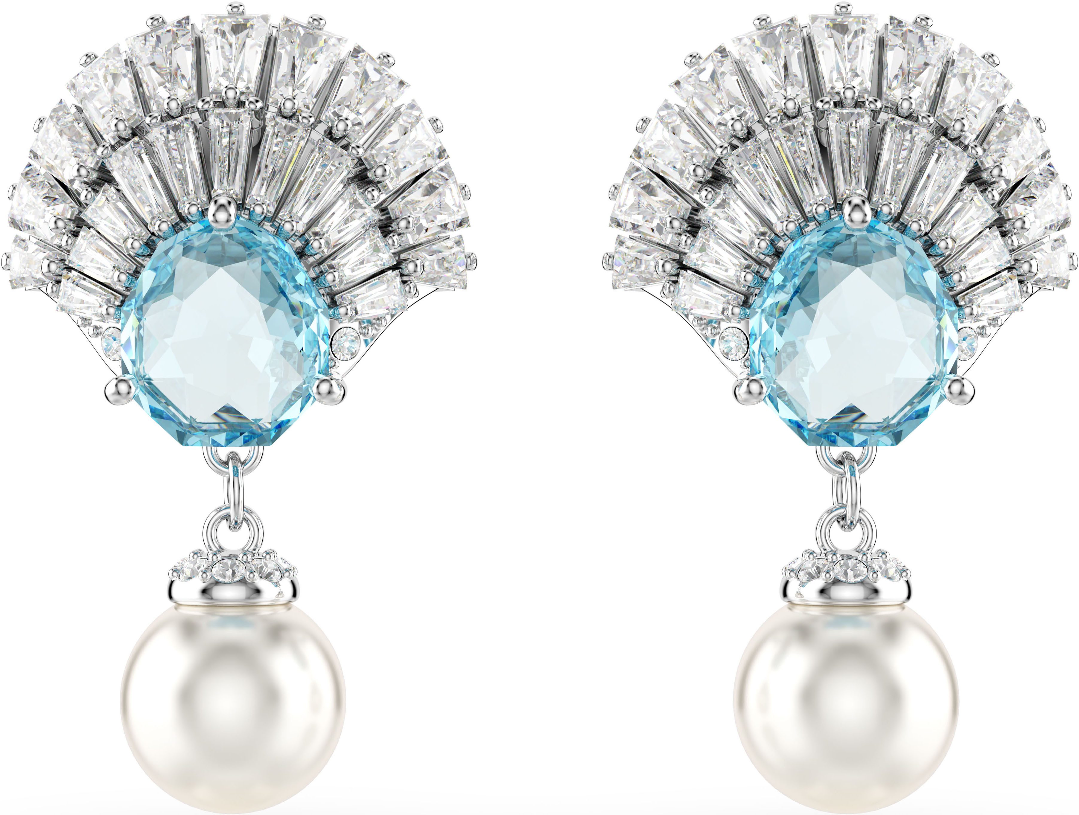 Swarovski Paar Ohrstecker Idyllia E Fauna Drop Muschel, mit Swarovski® Kris günstig online kaufen