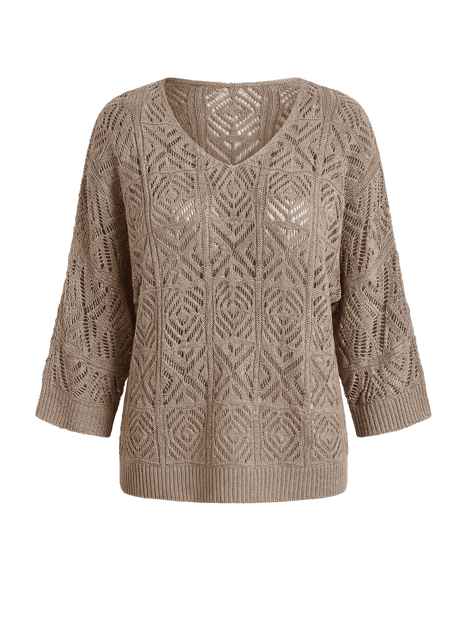 Imily Bela Kurzarmpullover Damen Boho Cover-Up Top aus gehäkeltem Netz (Pac günstig online kaufen