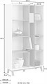 Home affaire Bücherregal »Saillon«, aus massivem Kiefernholz, mit vielen Stauraummöglichkeiten, Breite 100 cm, Bild 4