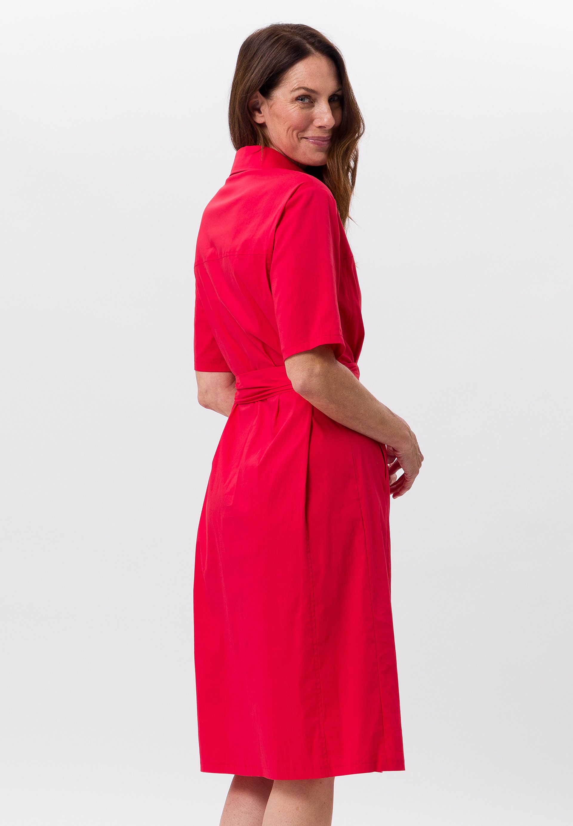 FRANK WALDER Jerseykleid mit Knopfleiste