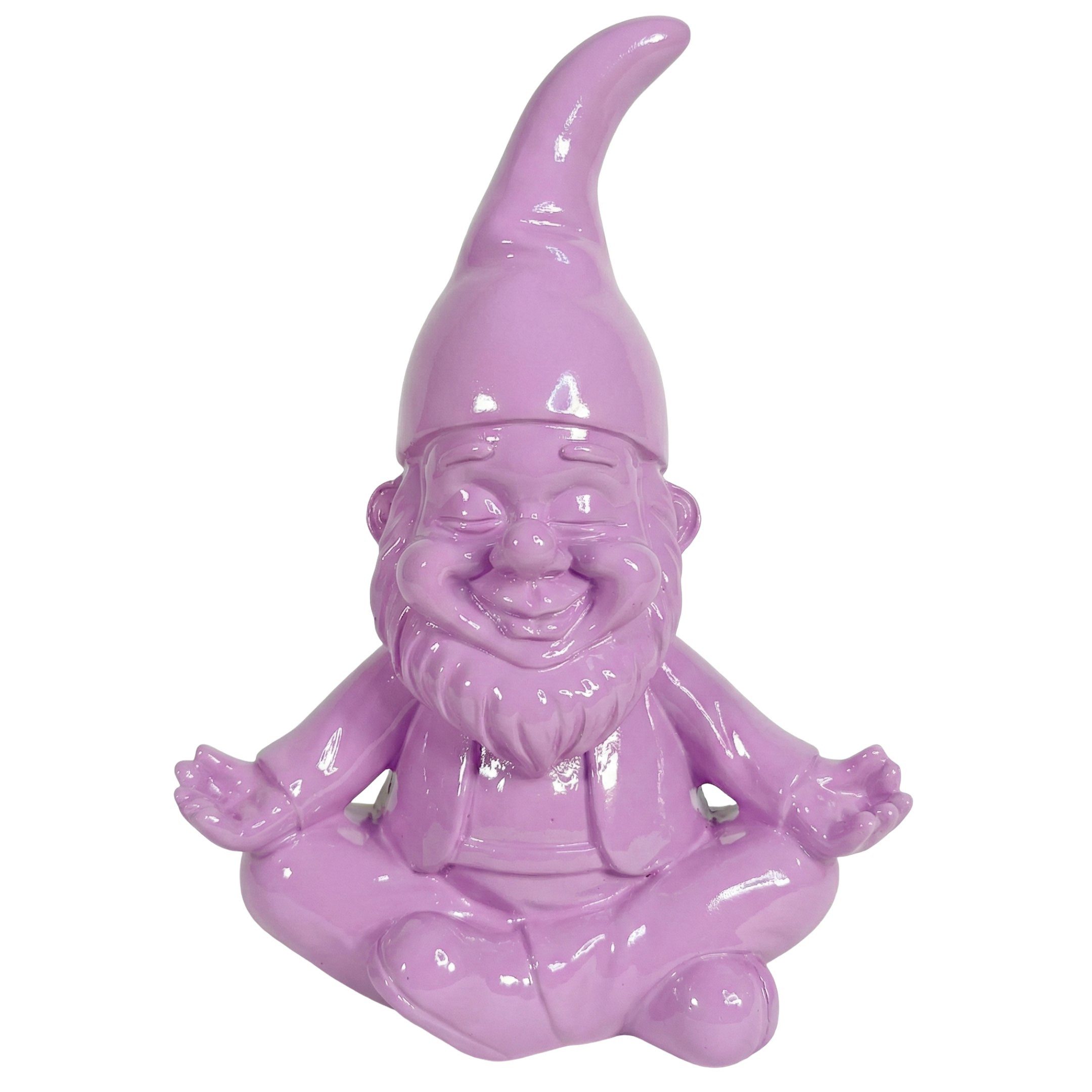 colourliving Gartenzwerg GartenPoser Yoga-Gartenzwerg »ZenPoser«, in 2 Größen & 6 Farben, (1 St), Wähle einfach deine Lieblingsfarbe und die passende Größe aus!