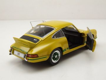 Whitebox Modellauto Porsche 911 Carrera 2.7 RS 1972 gelb Modellauto 1:24 Whitebox, Maßstab 1:24