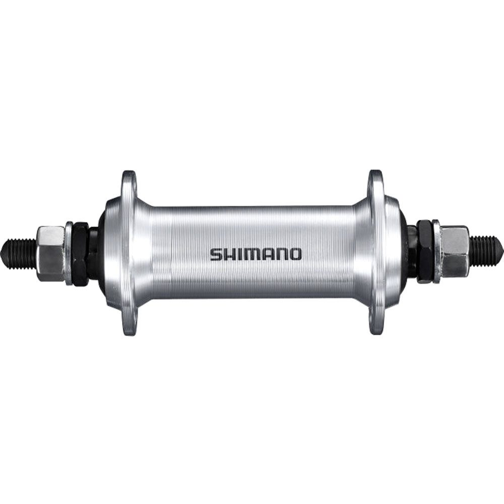 Shimano Vorderradnabe SHIMANO Vorderradnabe HB-TX500 36L. Vollachse m. Muttern 100mm silber
