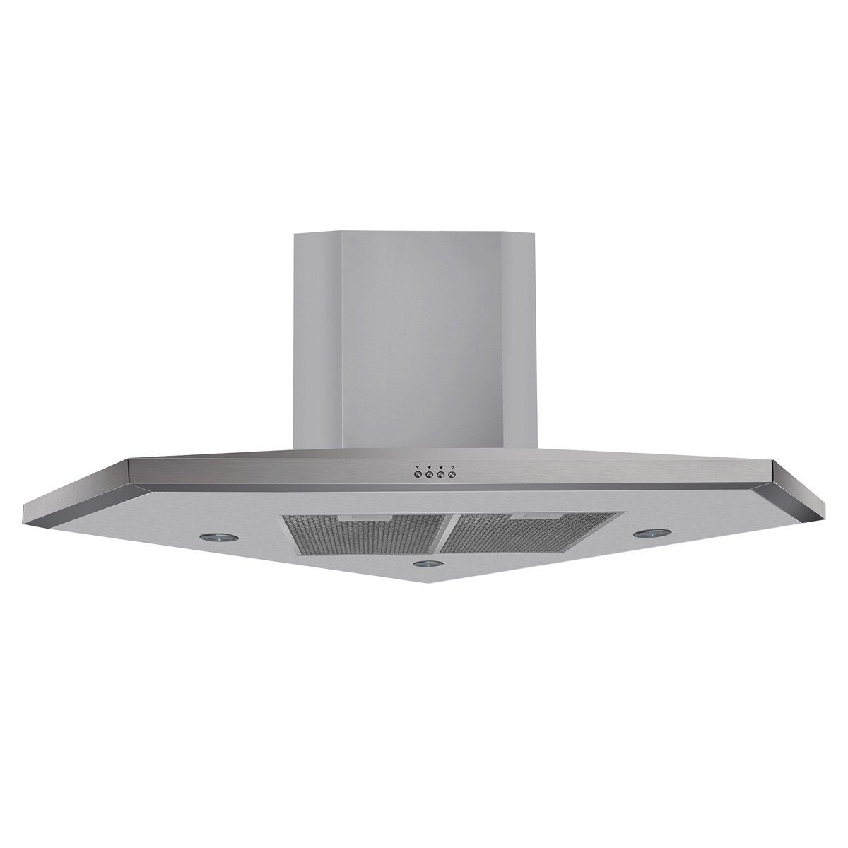 KKT KOLBE Wandhaube Dunstabzugshaube 100cm ANGOLO106ED Dunstabzugshaube 100cm ANGOLO106ED, Eckhaube / Abzugshaube / Edelstahl / Abluft / Umluft / LED-Beleuchtung
