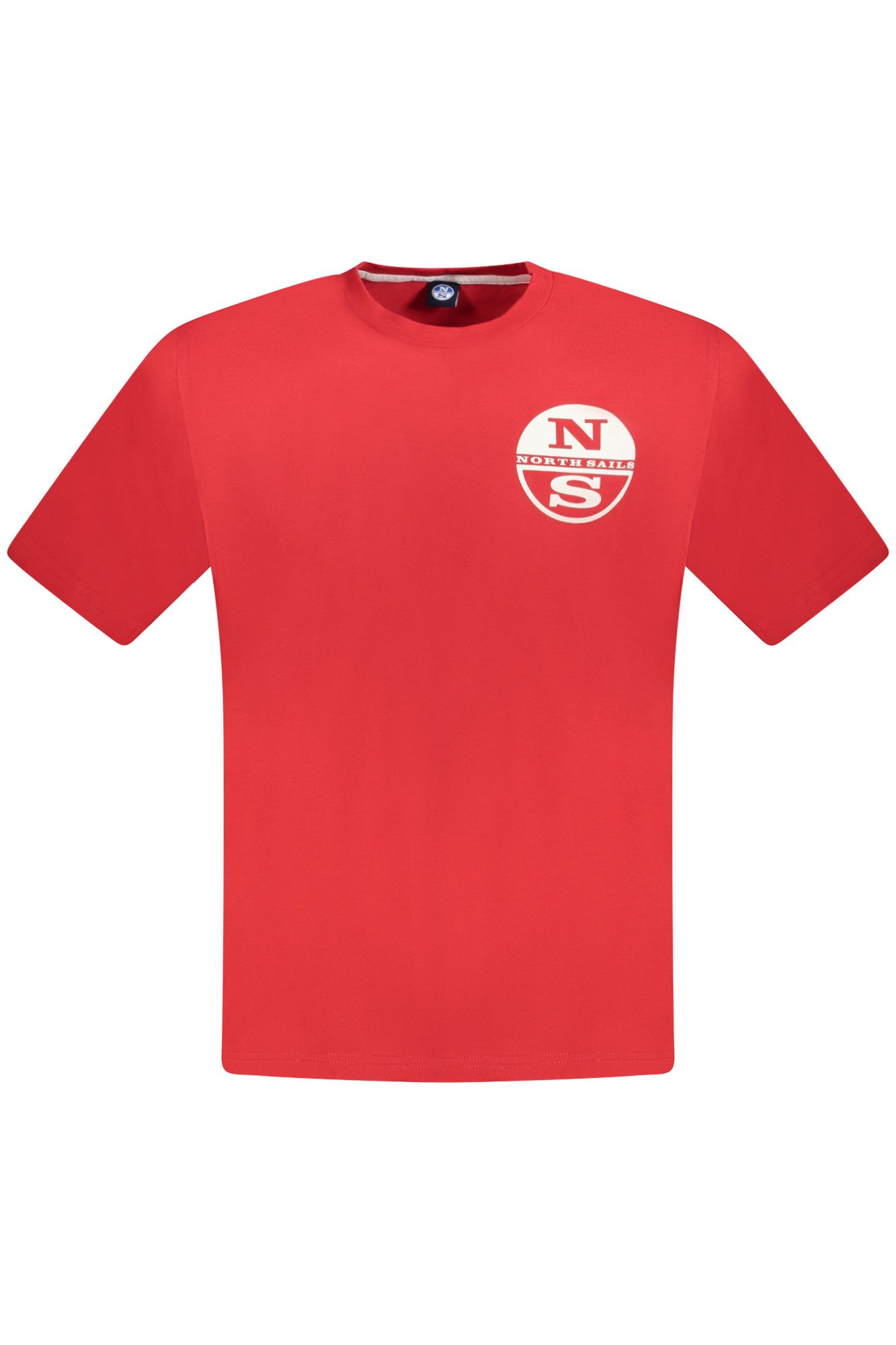 North Sails T-Shirt Stilvolles rotes Herren T-Shirt mit Print und