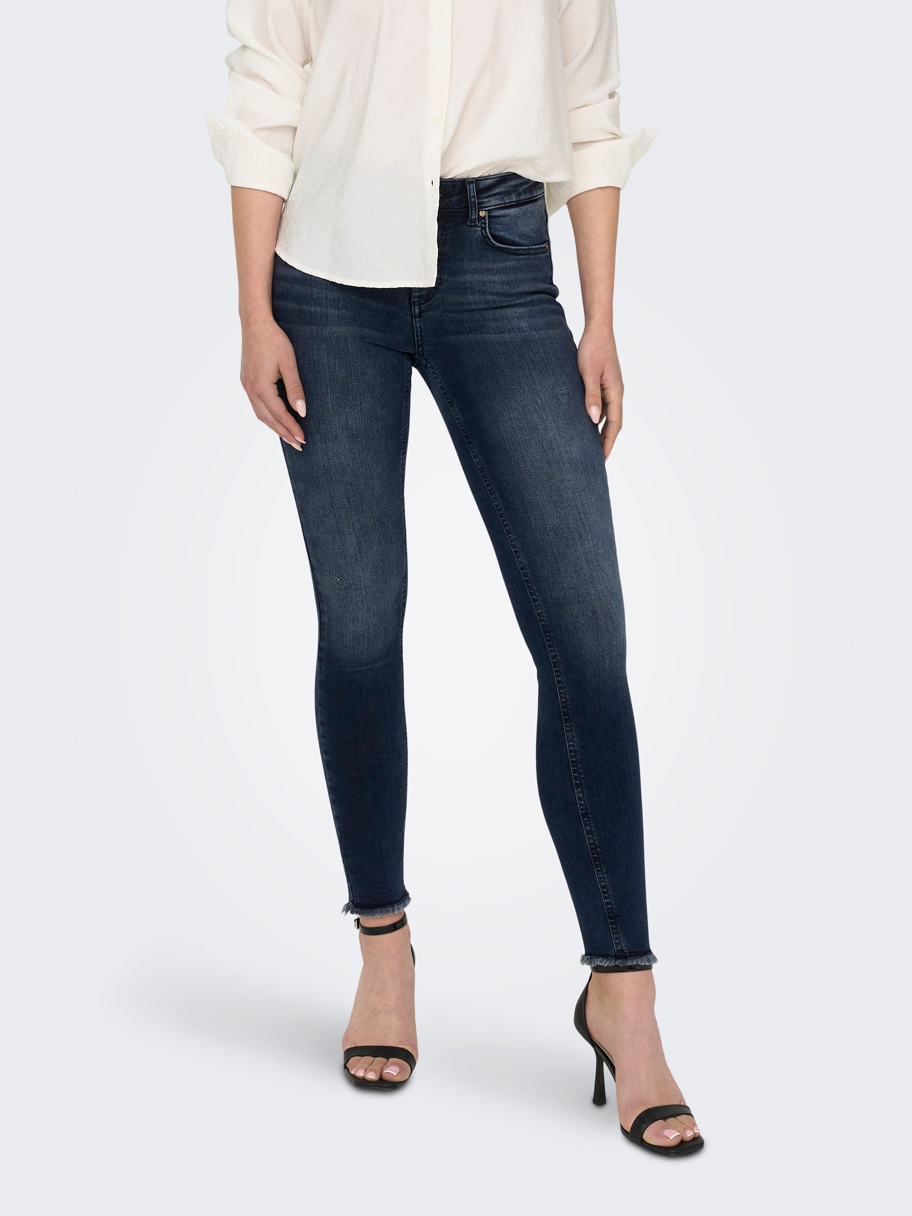 ONLY Skinny-fit-Jeans ONLBLUSH MID SK ANK RW REA409 NOOS