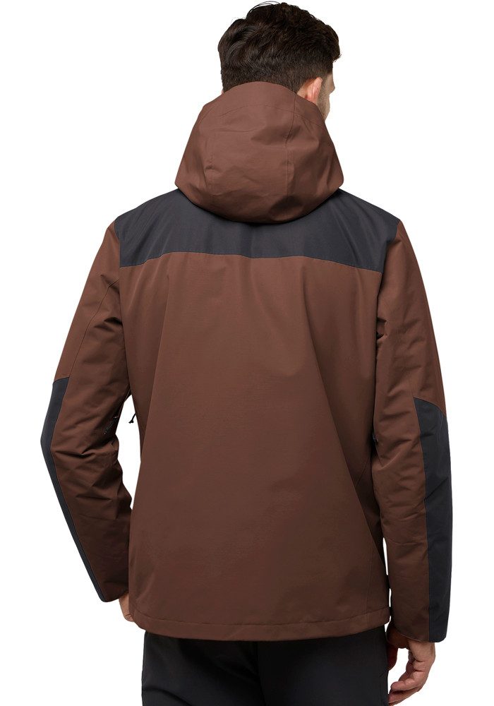 Jack Wolfskin 3-in-1-Funktionsjacke JASPER 3IN1 JKT M mit abnehmbarer, gefütterter Kapuze, wasserdicht, winddicht