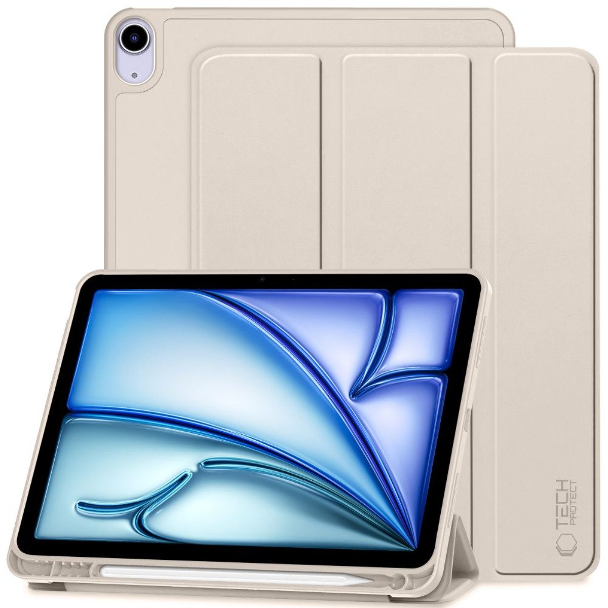 TECH PROTECT Tablet-Hülle für iPad Air 10,9" (2020–2022) / 11" (2024), Tablet-Hülle mit Apple-Pen-Fach und Sleep/Wake-Funktion
