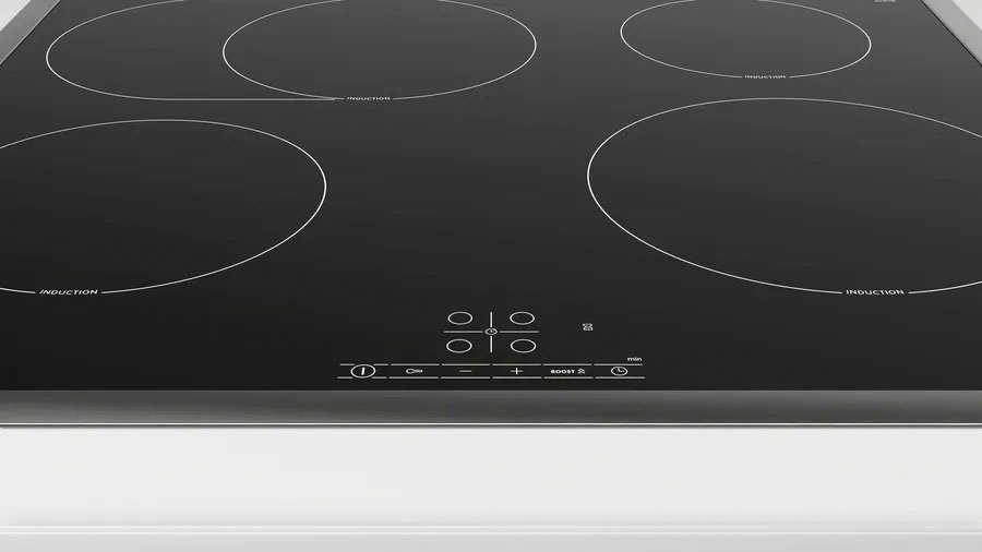 BOSCH Induktions-Kochfeld Serie 4 PIF64RBB5E, Touch Select-Funktion für Bedienung per Fingerdruck – Bild 3 von 5