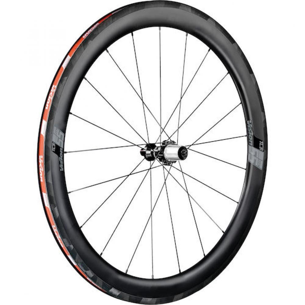 Vision Laufrad Vision Laufradsatz SC 55 Clincher TLR 622x19 mm Schwarz - leichter Car
