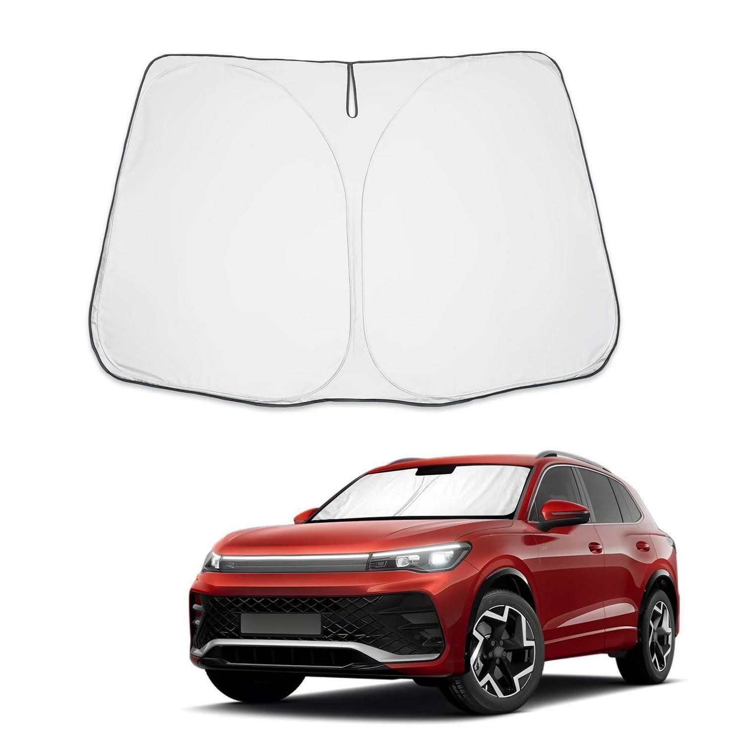 LuxusKollektion Frontscheibenabdeckung Frontscheibenabdeckung faltbar UV Sonnenblende Tiguan 3
