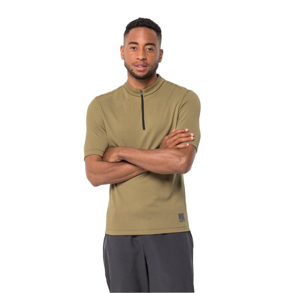 Jack Wolfskin Funktionsshirt Jack Wolfskin Bike Commute Hz T M Synthetic Fiber T-Shirt Shortsleeve