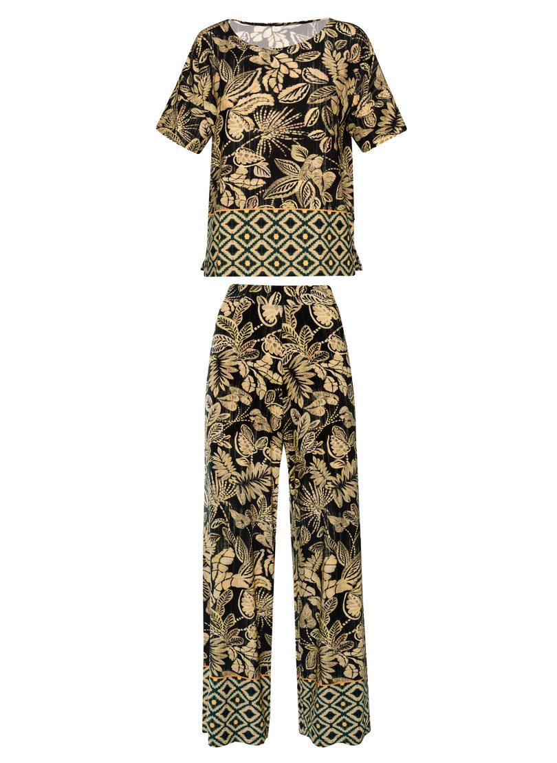 Trigema Freizeitanzug TRIGEMA Freizeit-Set mit floralem Allover-Print (1-tl günstig online kaufen