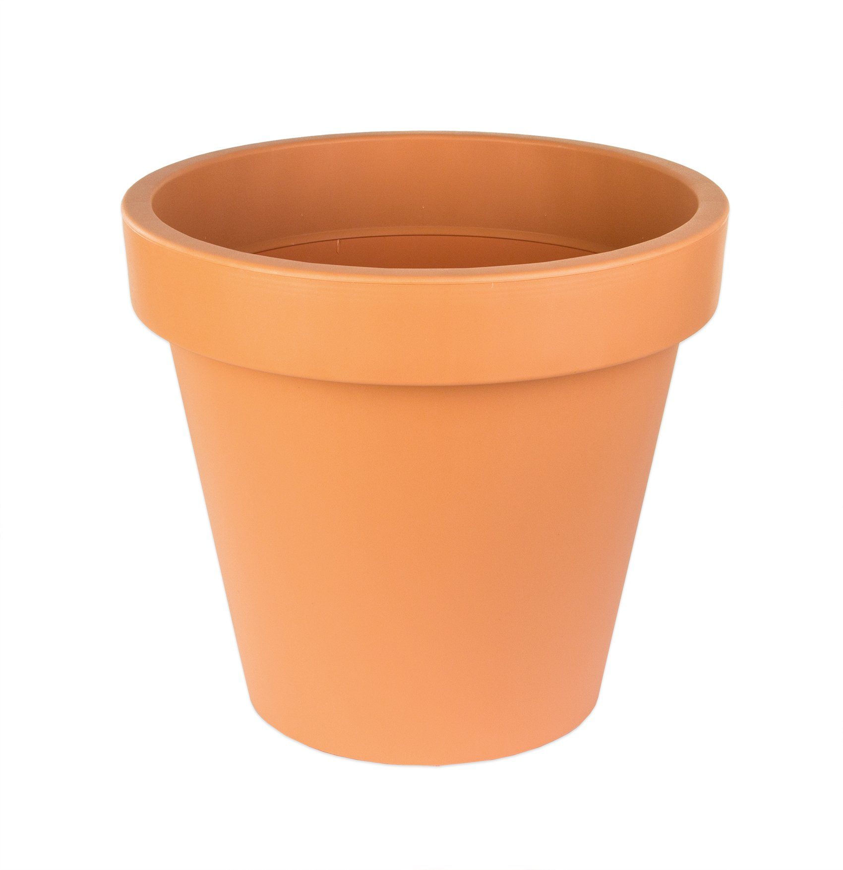 BigDean Blumentopf Ø 39 cm Terrakotta Pflanztopf Containertopf übertopf Pflanzkübel run (1 St). € 28,39