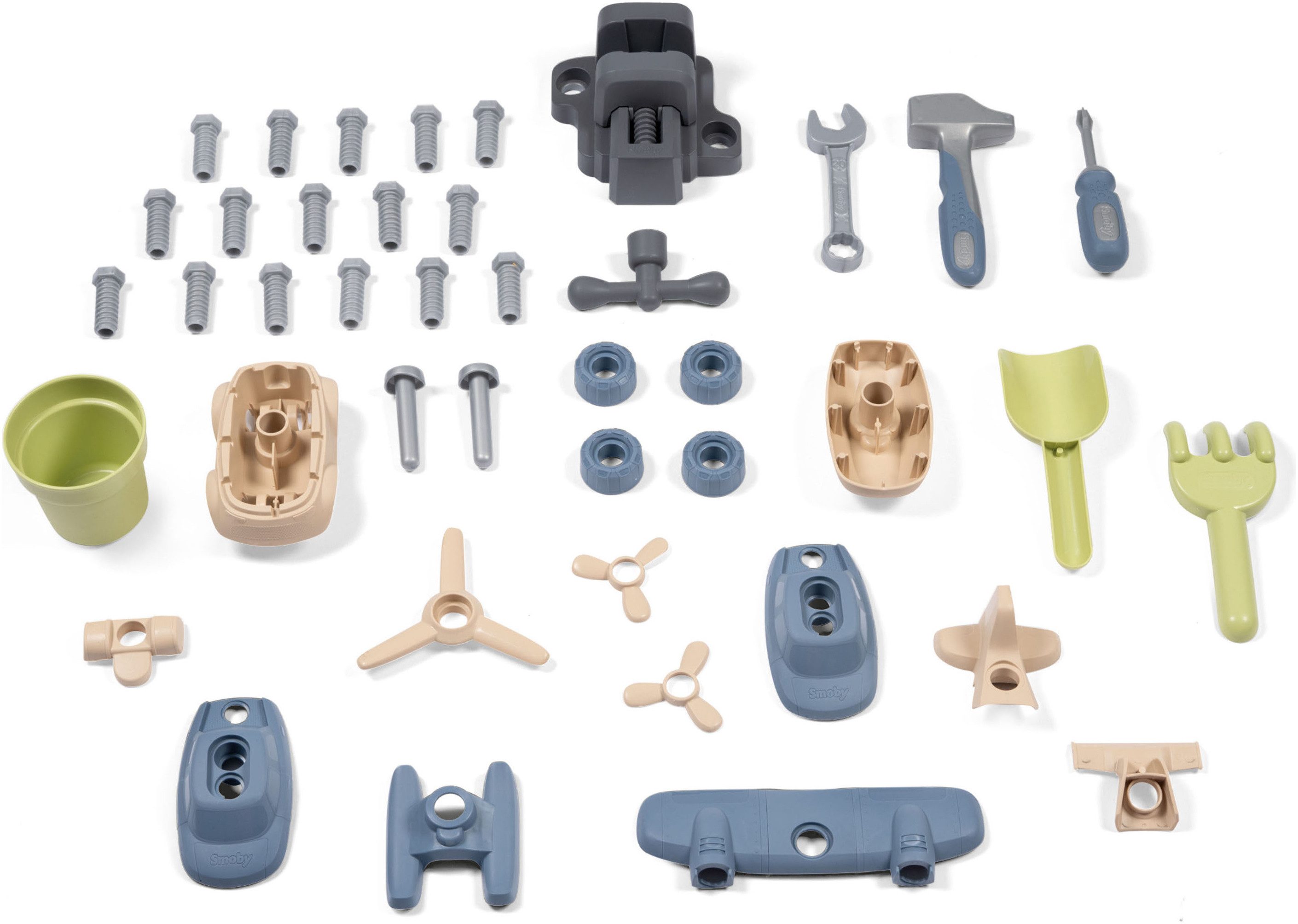 Smoby Spielhaus Smoby Life Natur mit Werkstatt, Made in Europe