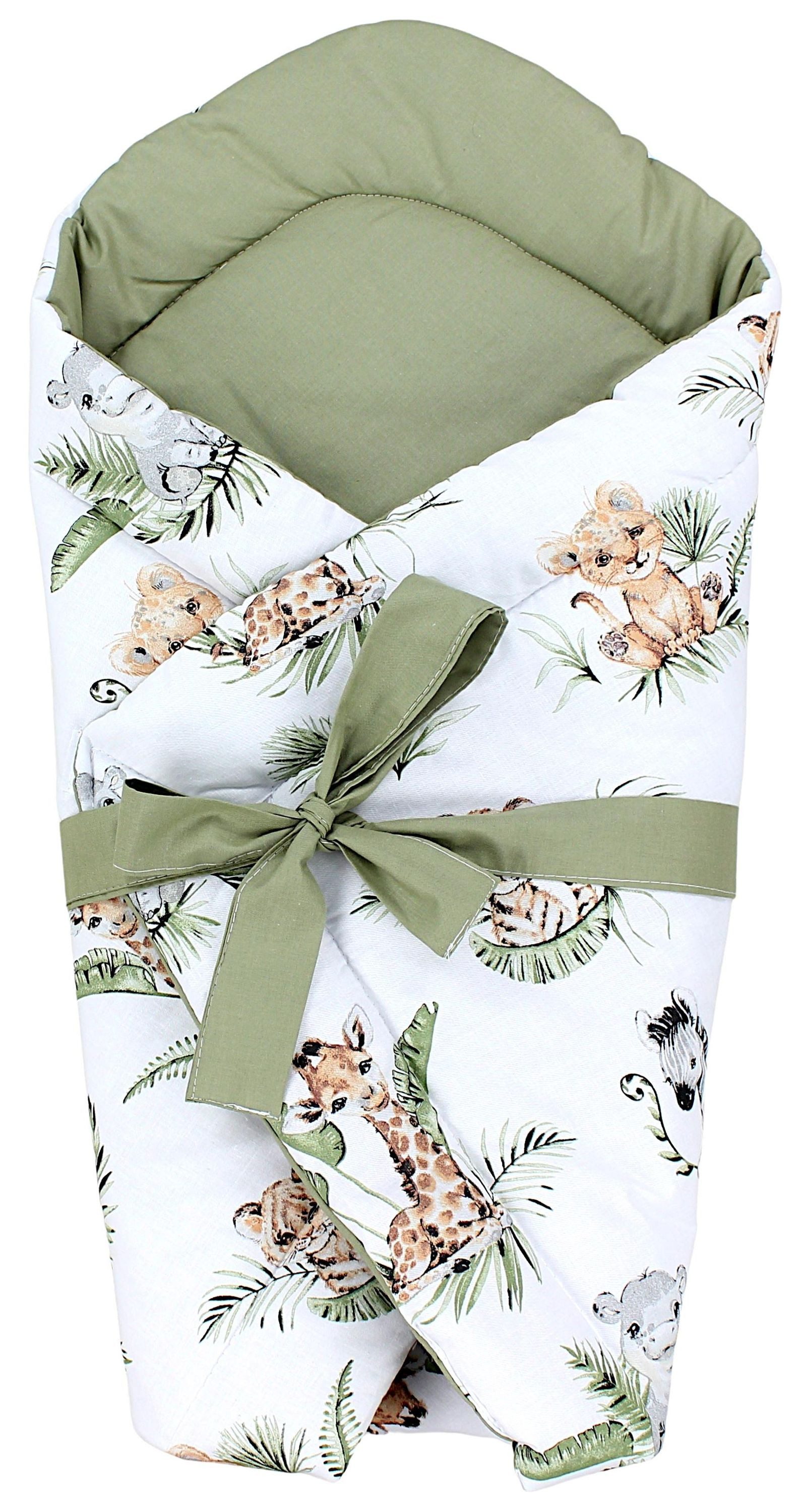 Einschlagdecke TupTam Unisex Baby Einschlagdecke mit Schleife, TupTam