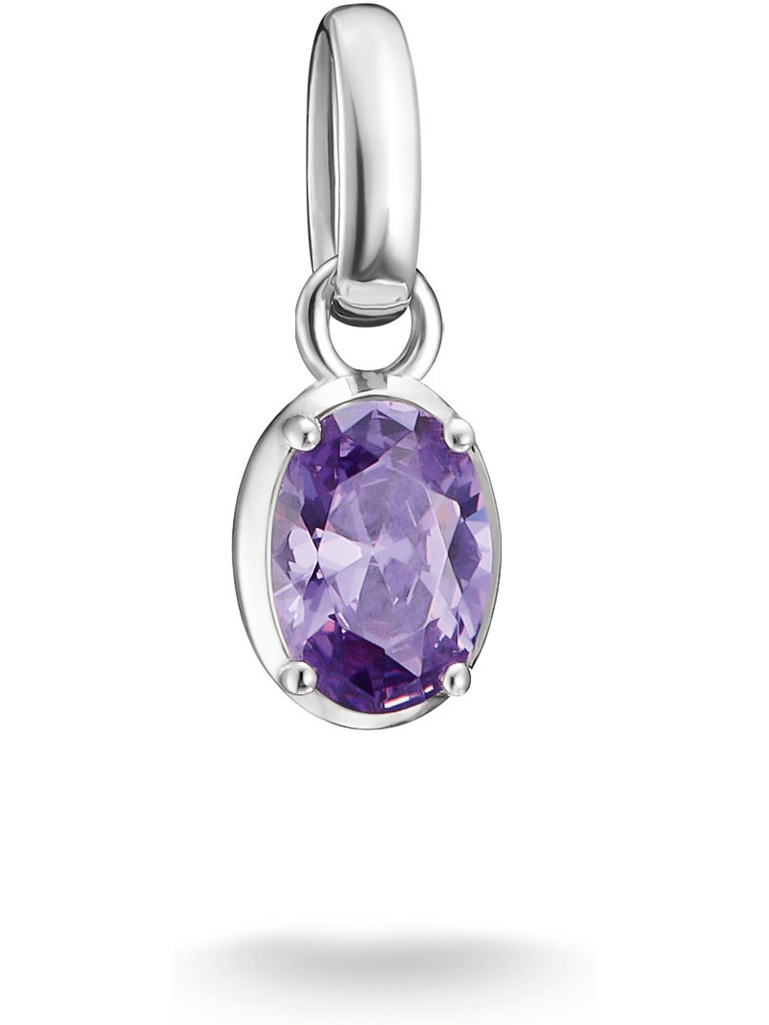 THOMAS SABO Kettenanhänger Thomas Sabo Unisex-Charm 925er Silber Farbstein