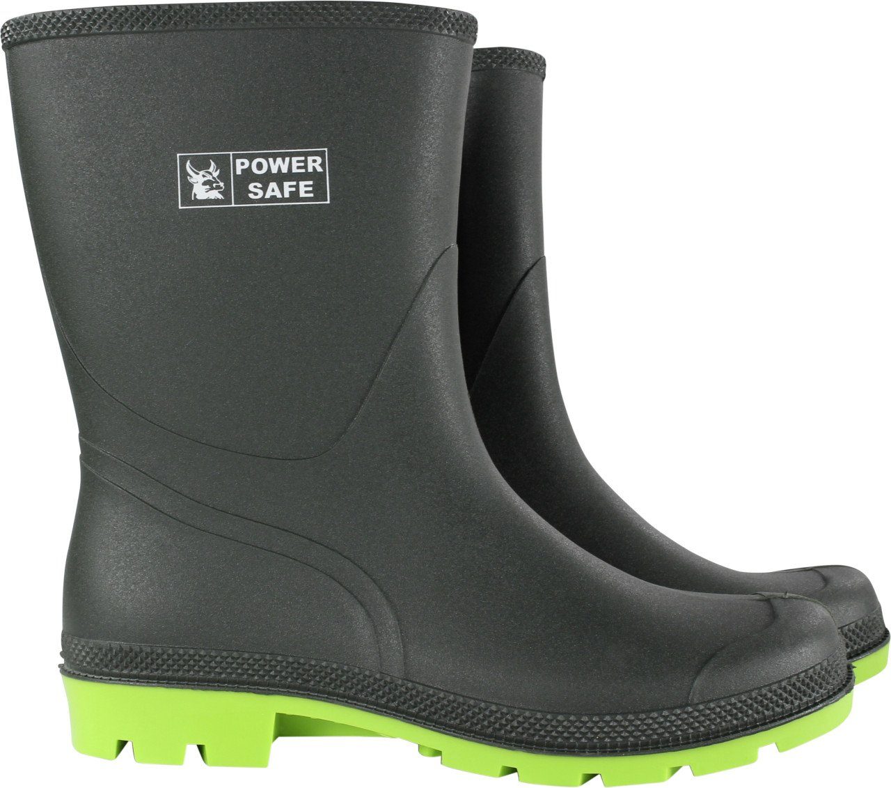 Safe grün Power Power Safe PVC-Stiefel Sicherheitsschuh halbhoch