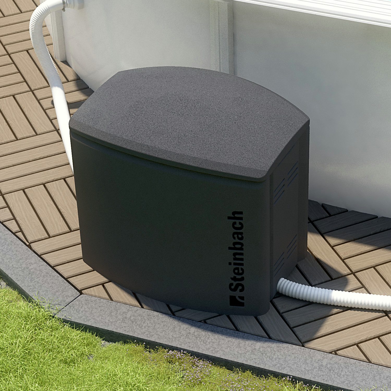Steinbach Pool-Filterpumpe Technikbox, thermo- & geräuschisolierende Pumpenaufbewahrung, zum Schutz der Pooltechnik I 91 x 68 x 83 cm (L x B x H)