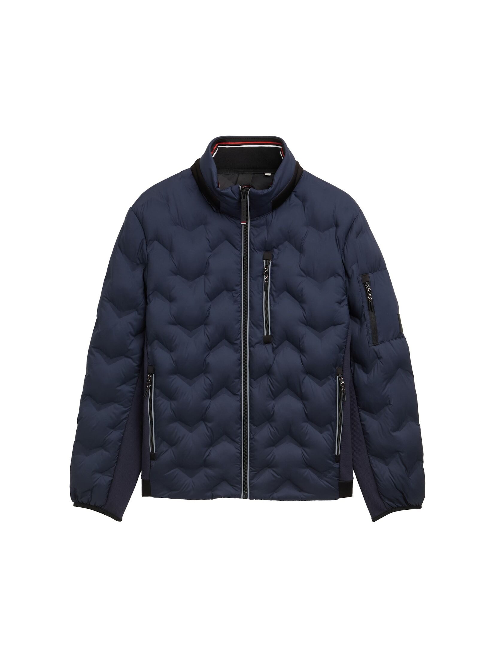 TOM TAILOR Outdoorjacke Jacken Hybrid Steppjacke mit verstaubarer Kapuze