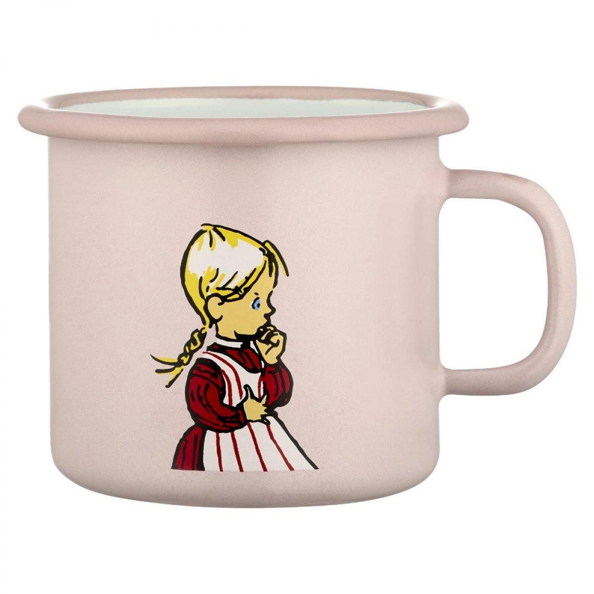 Muurla Kindergeschirr-Set Tasse Michel aus Lönneberga Ida Rosa (250 ml)