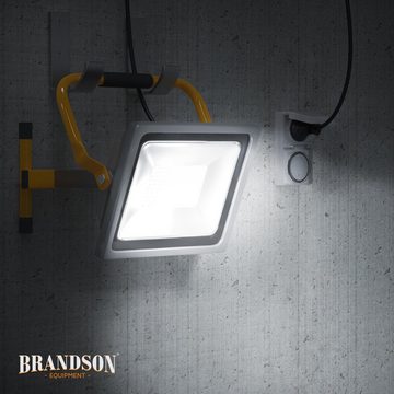 Brandson Baustrahler, 50W LED Outdoor-Baustrahler IP65-Schutzart / Geringe Wärmeentwicklung
