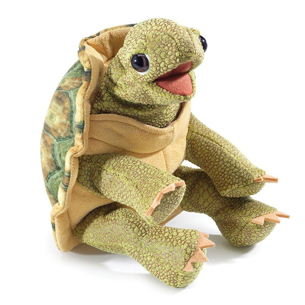 Folkmanis Handpuppen Handpuppe Folkmanis Handpuppe Schildkröte, stehend / Standing Tortoise 3156 3156 (Packung)