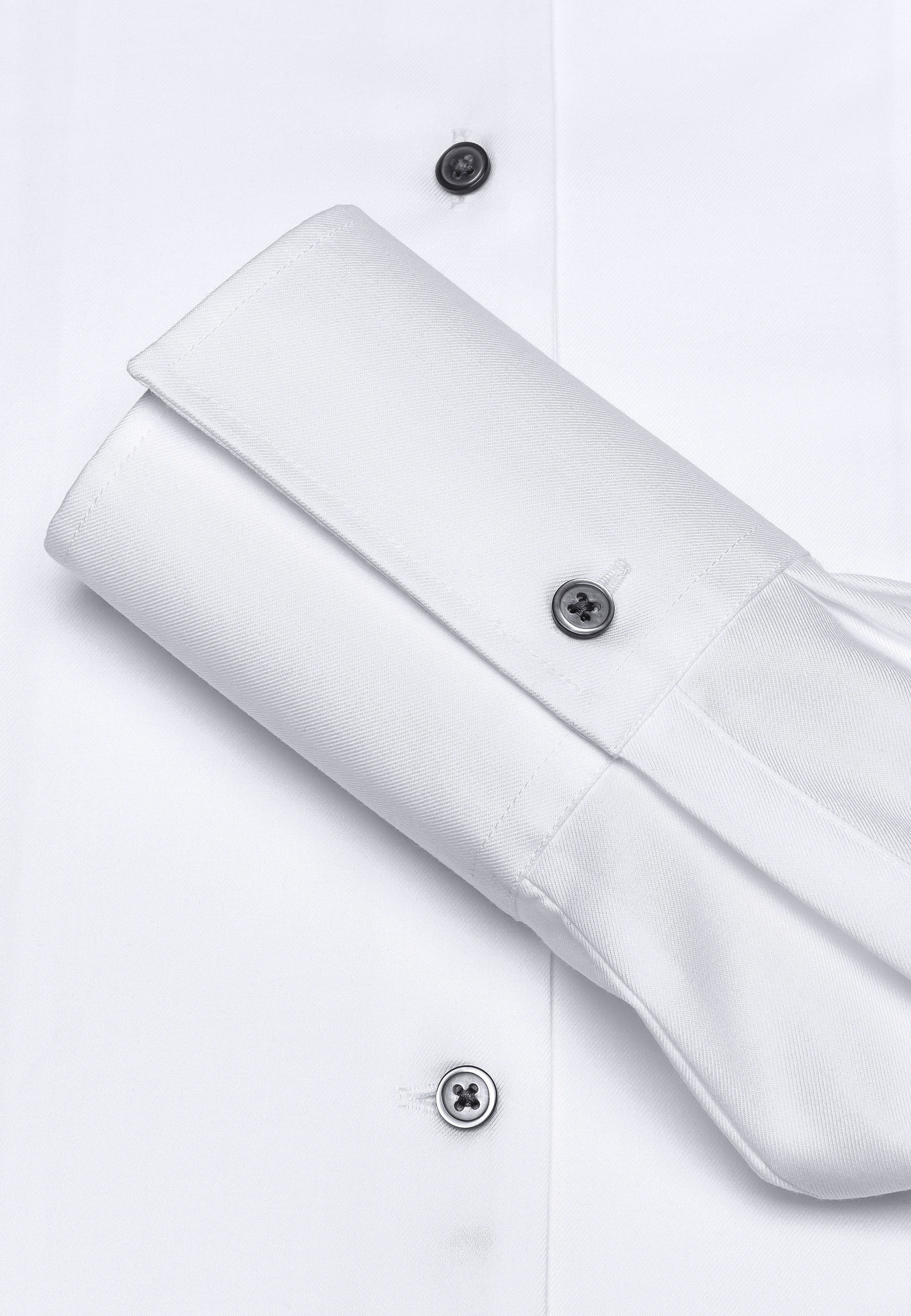 Vincenzo Boretti Klassische Bluse leicht tailliert soft Kelchkragen günstig online kaufen