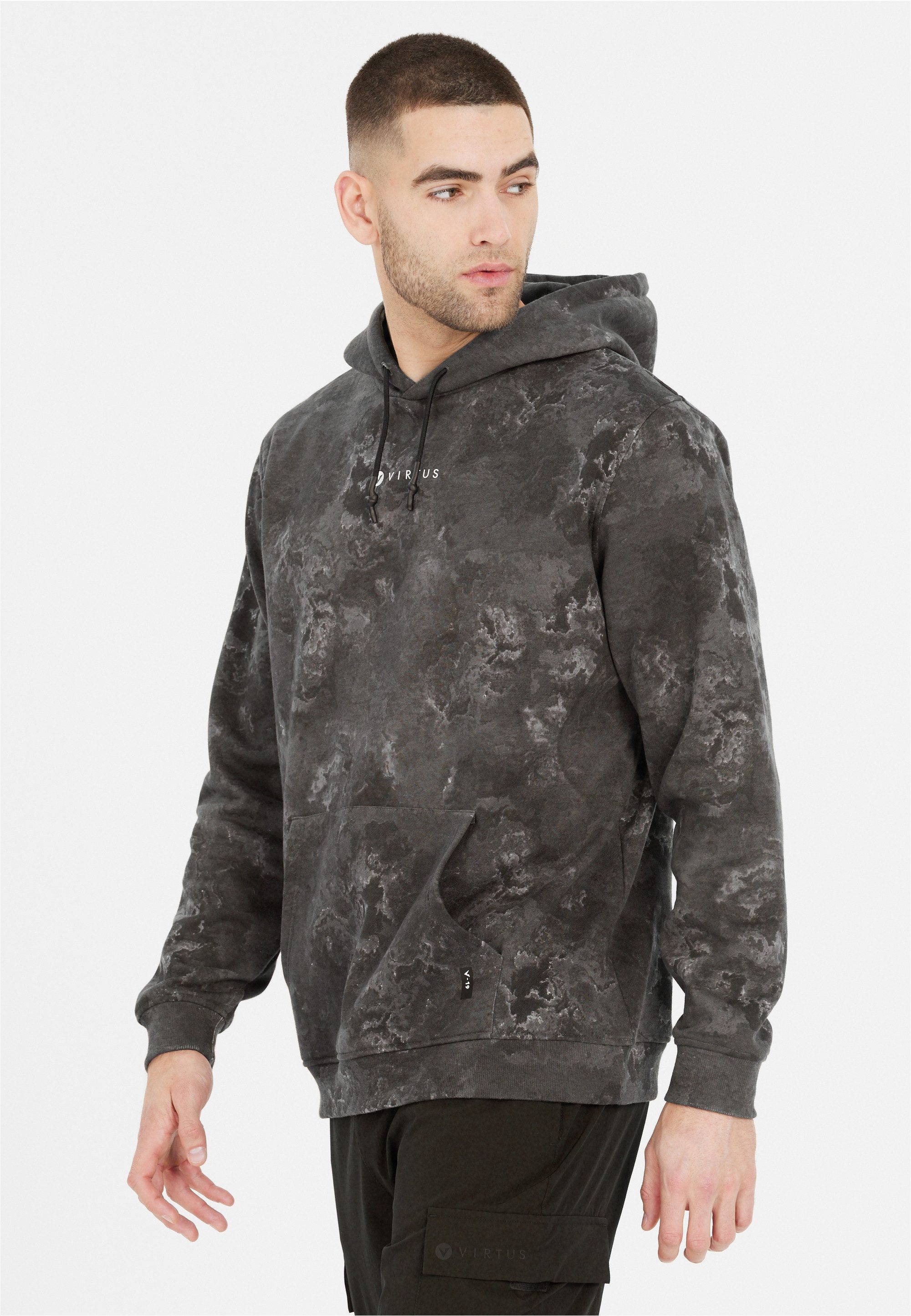 Virtus Kapuzensweatshirt Callum mit angesagtem Allover-Print