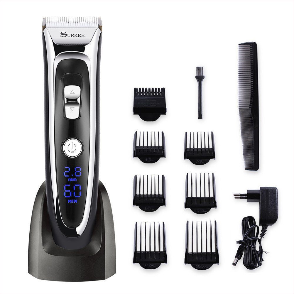 Scttomon Haarschneider RFC-688B, Haartrimmer Präzisionstrimmer, Akku/Netz