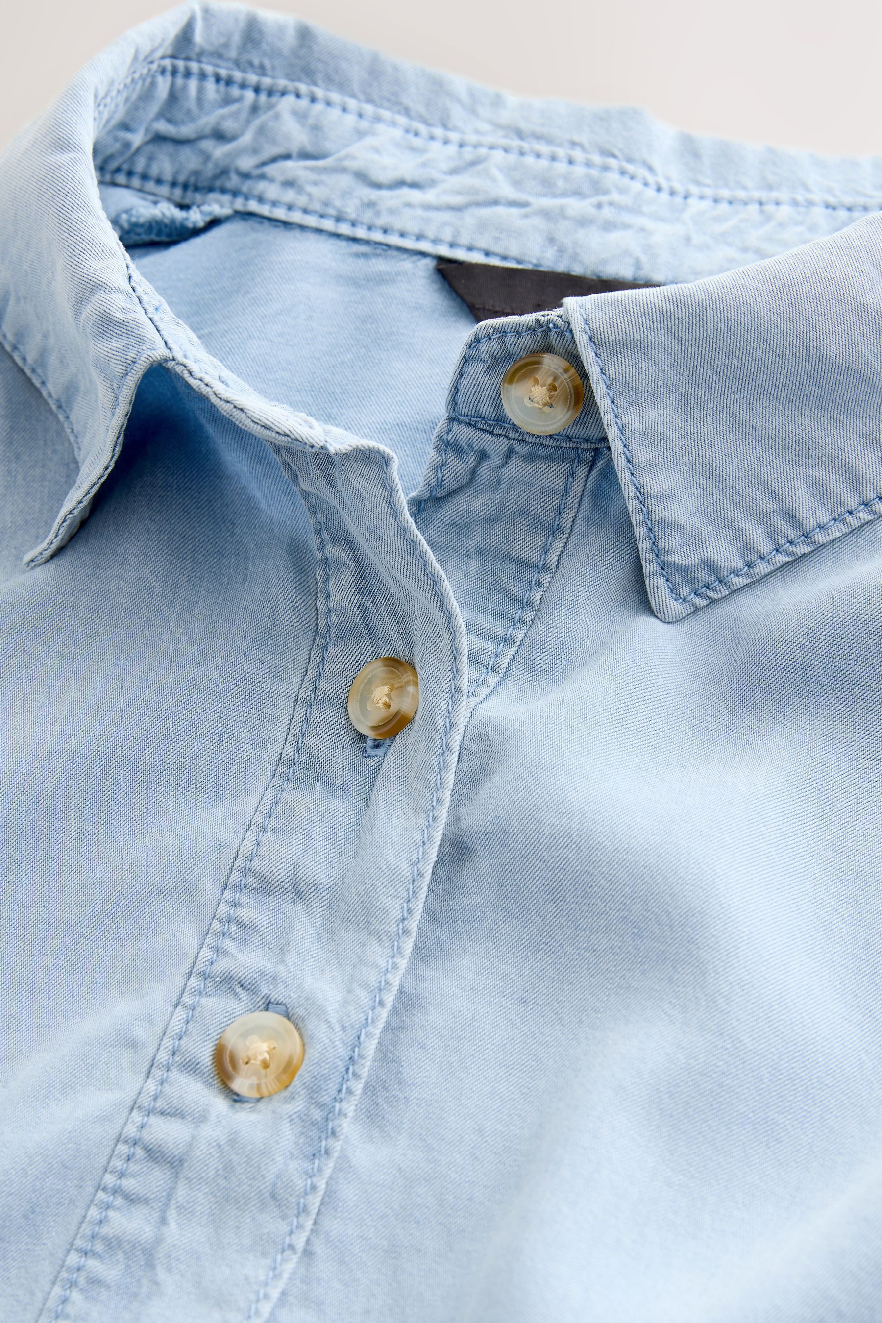 Next Midikleid Leichtes Denim-Maxikleid aus Lyocell günstig online kaufen