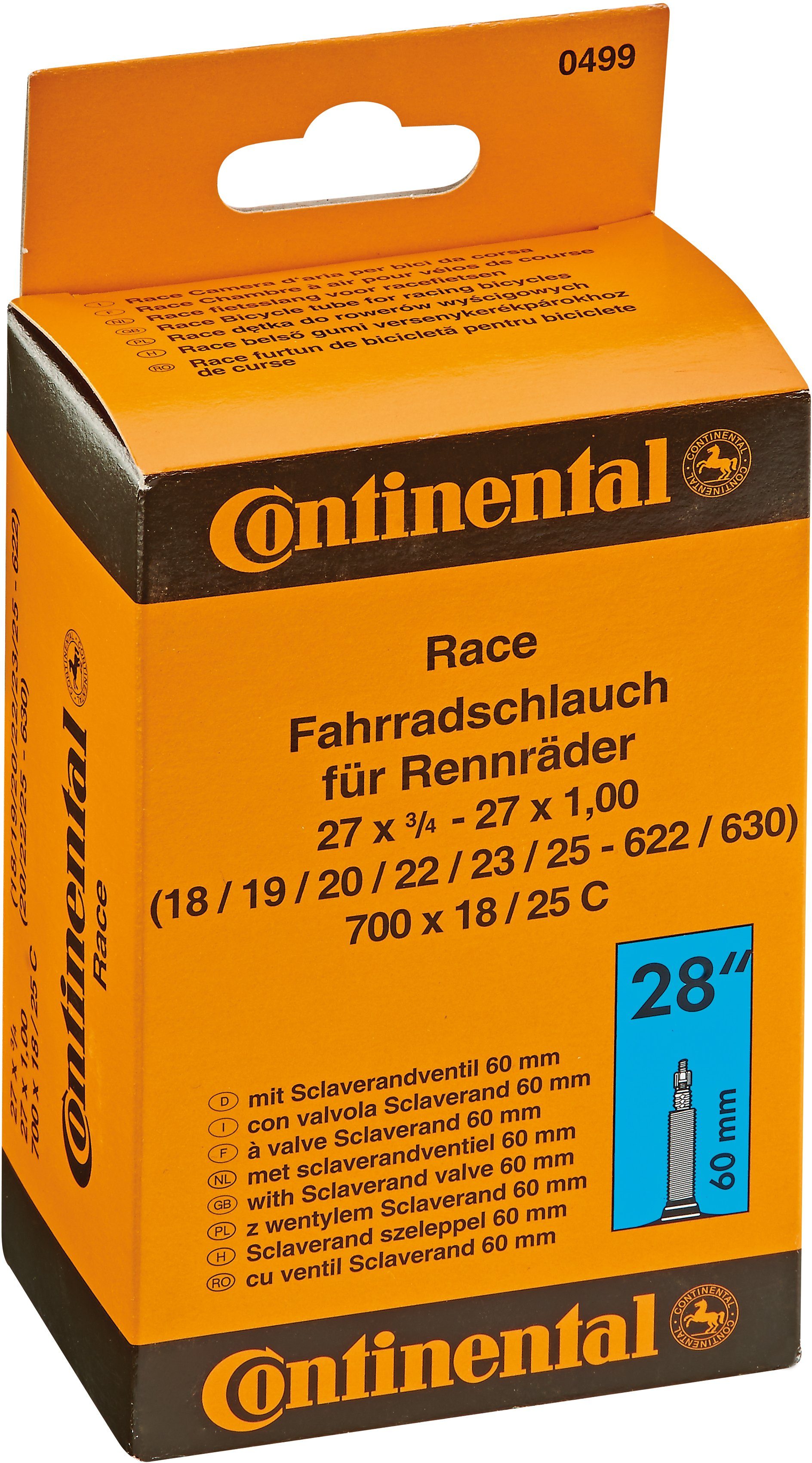 Prophete Fahrradschlauch CONTINENTAL-Fahrradschlauch Race, 28 Zoll (71,12 cm )