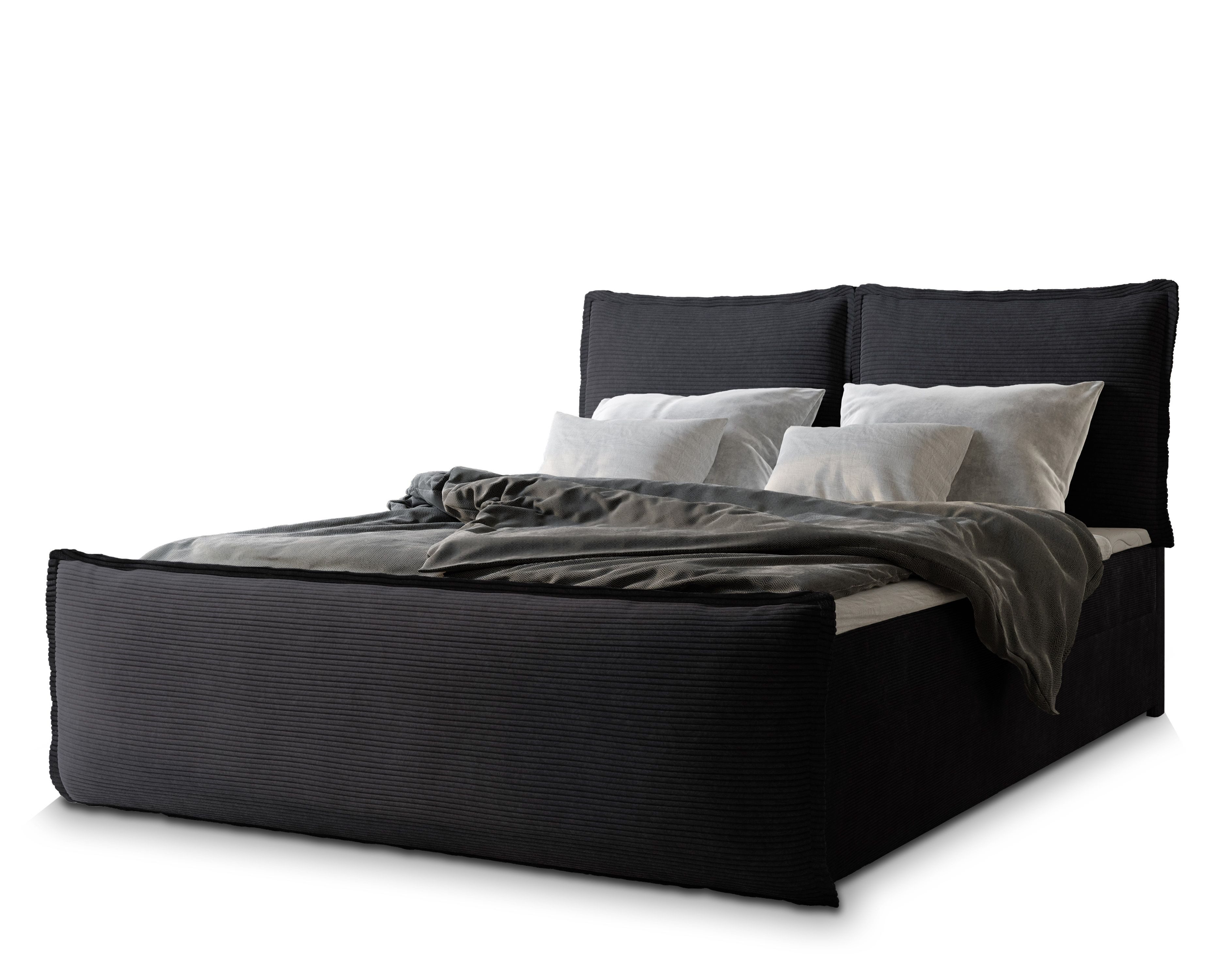 Masseno Boxbett MONTA 160x200 cm mit Bonell Matratze und Topper günstig online kaufen