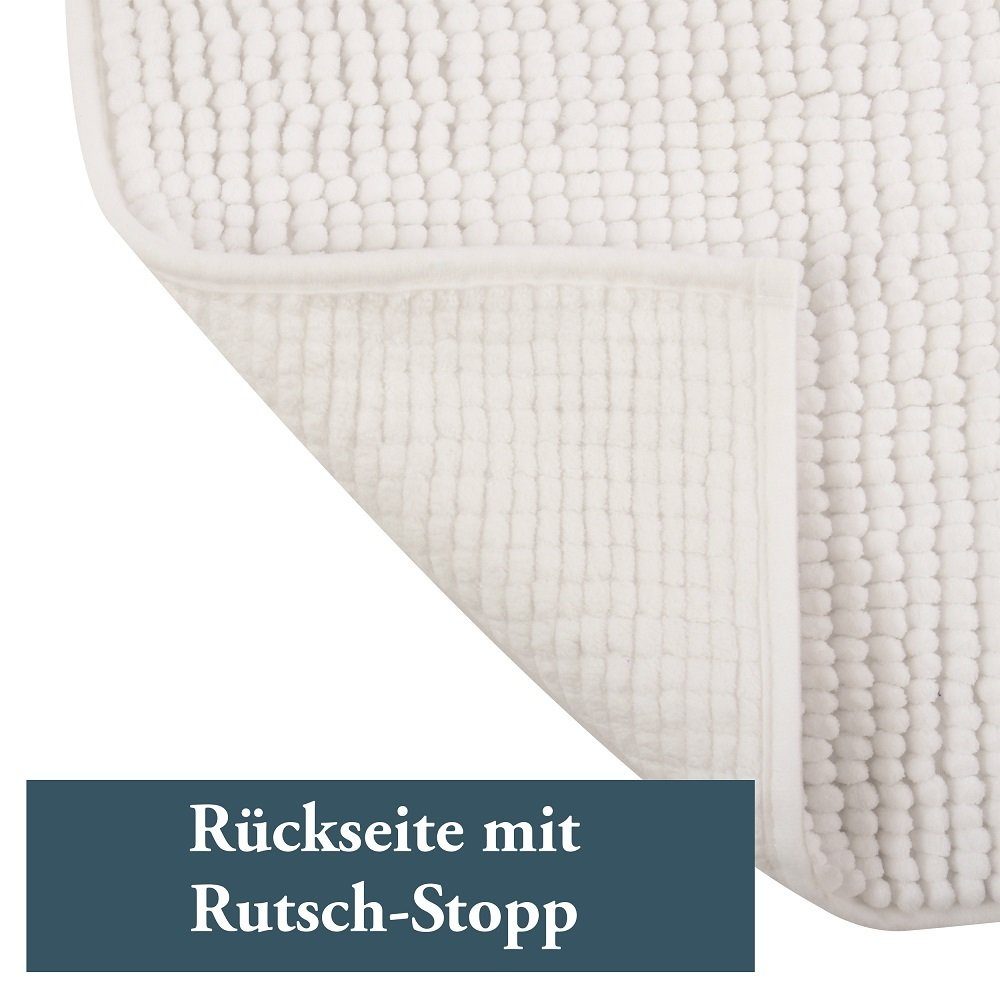 MSV Badematte CHENILLE, Höhe 12 mm, günstig online kaufen