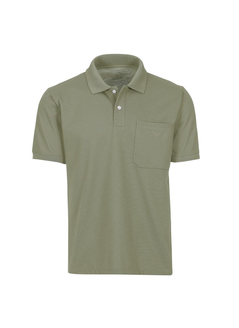 Trigema Poloshirt TRIGEMA Polohemd mit Brusttasche (1-tlg) günstig online kaufen